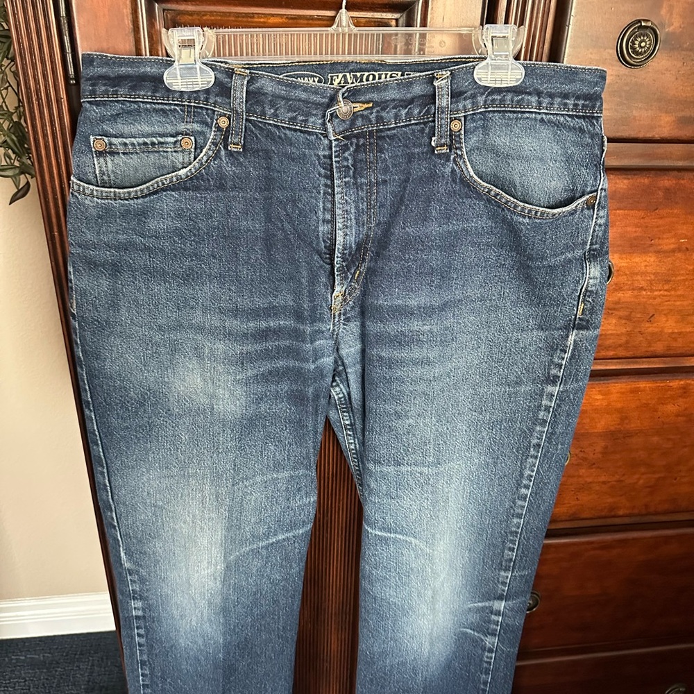 Men’s Old Navy “Famous Jeans” Blue Jeans - Regular Standard Fit - 36 x 30